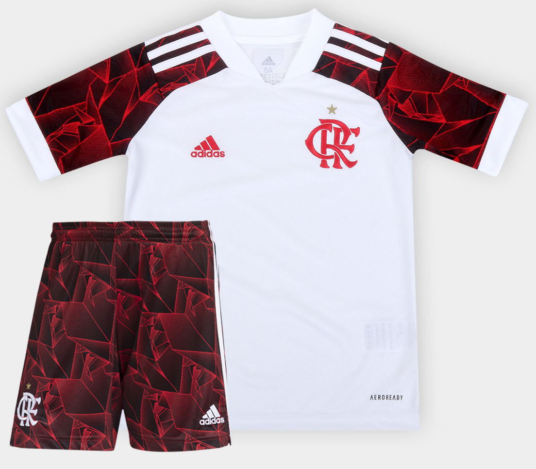 Kit infantil II Flamengo 2021 2022 Adidas oficial